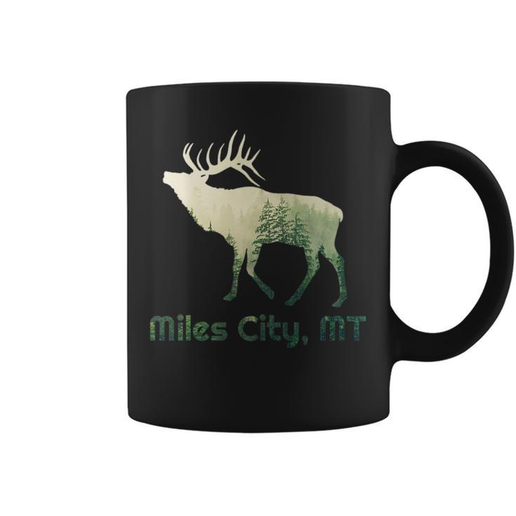 Miles City Mt Pride Elk Forest Wildlife Nature Mountain Gift   Coffee Mug