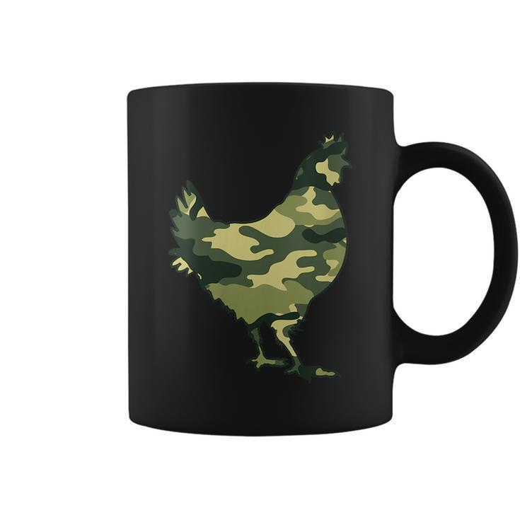 Military Chicken Camo Men Print Us Hen Fowl Veteran Gift Gift For Womens Coffee Mug