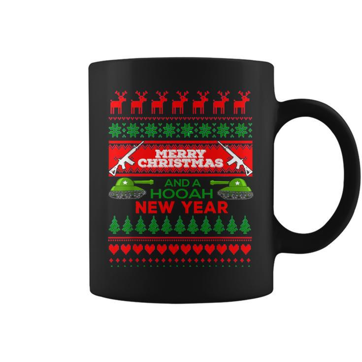 Military Ugly Christmas Sweater Army Coffee Mug