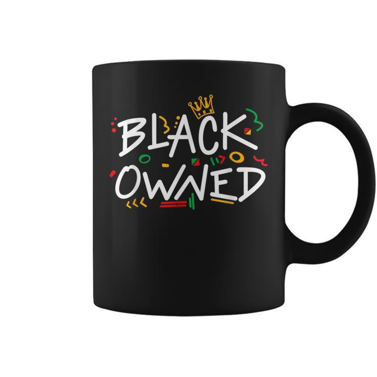 Minding My Owned Black Business Men Women Junenth Pride Coffee Mug