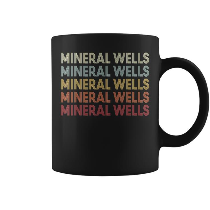 Mineral-Wells Texas Mineral-Wells Tx Retro Vintage Text Coffee Mug
