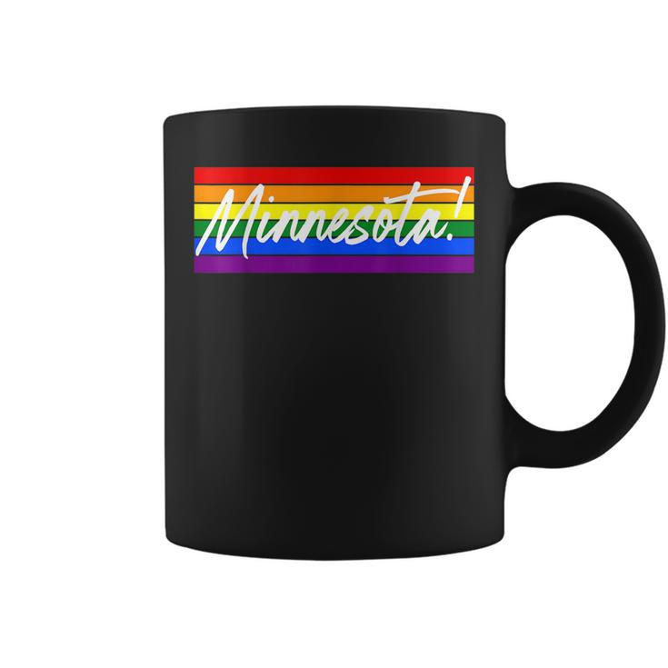 Minnesota Lgbt Pride Rainbow Mn Flag Gay Pride Love  Coffee Mug