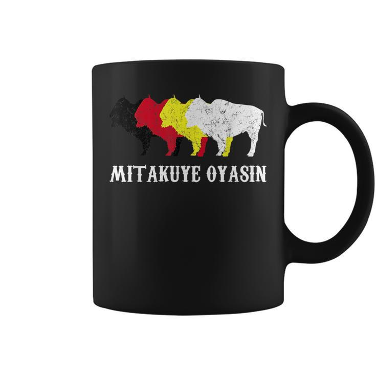 Mitakuye Oyasin Indian Culture - Oglala Lakota Sioux Chief  Coffee Mug