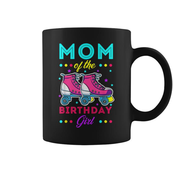 Mom Of The Birthday Girl Roller Skates Bday Skating Theme Coffee Mug