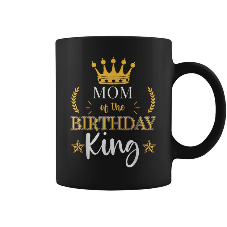 Mom Of The Birthday King Theme Party Bday Celebration  Coffee Mug