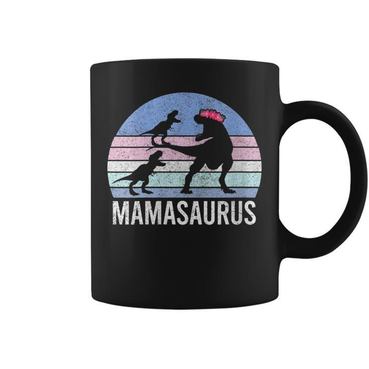 Mom Mother Gift Christmas Xmas Mamasaurus 2 Son Wife Women Gift For Womens Coffee Mug