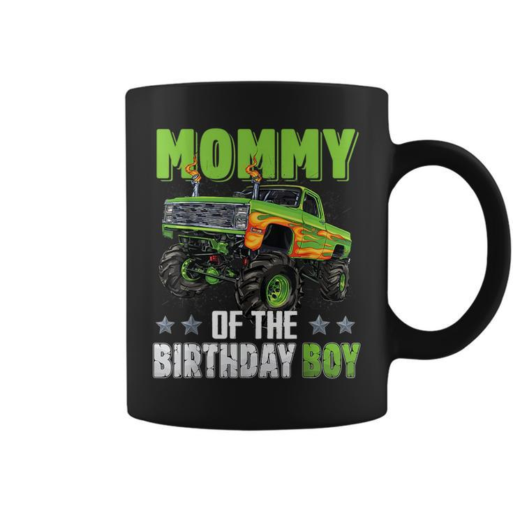 Mommy Of Birthday Boy Monster Truck Car Family Matching  Coffee Mug