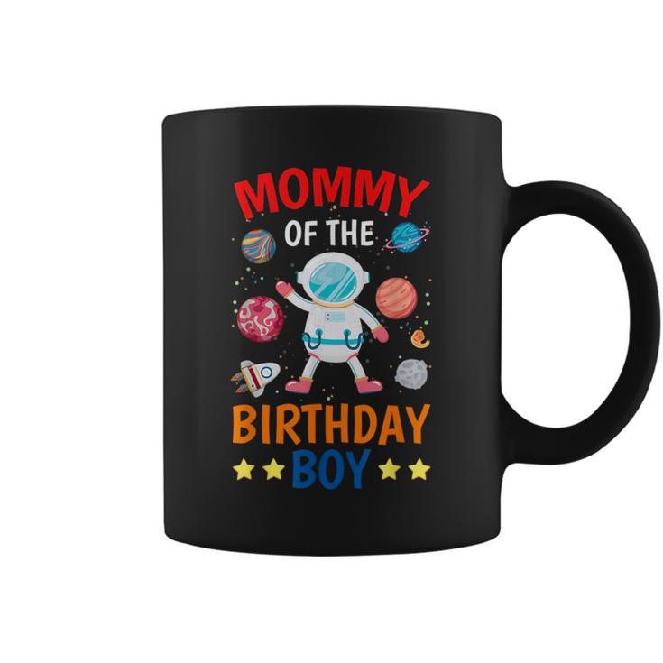 Mommy Of The Birthday Boy Space Planet Theme Bday Party  Coffee Mug