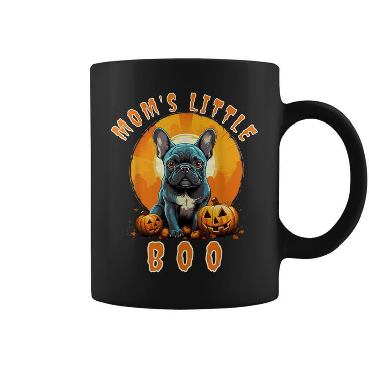 Mom's Little Boo French Bulldog Halloween Frenchie Coffee Mug