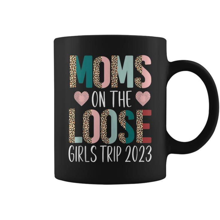 Moms On The Loose Girls Trip 2023 Funny Weekend Trip  Coffee Mug