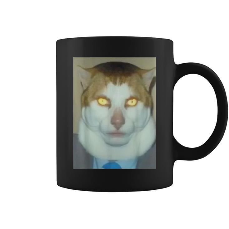 Monday Left Me Broken Cat  Coffee Mug