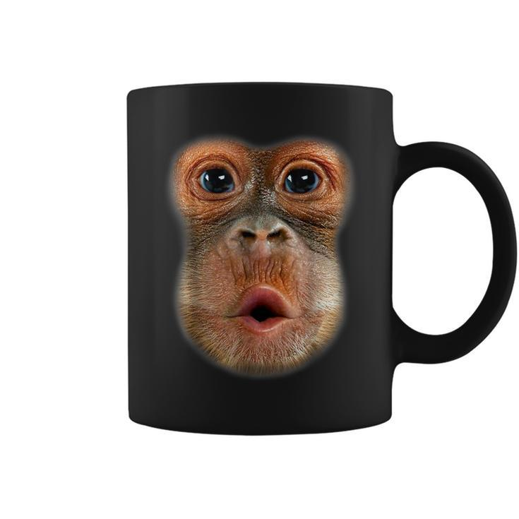 Monkey Face Breath Halloween Costume Coffee Mug