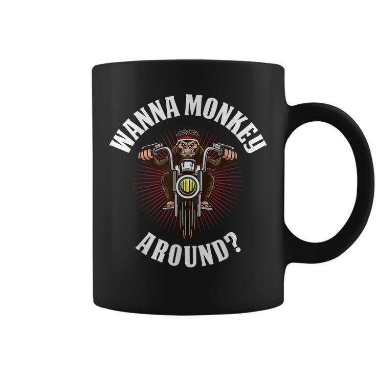Monkey Motorcycle Coffee Mug