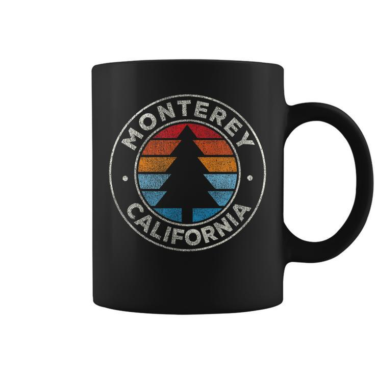 Monterey California Ca Vintage Graphic Retro 70S Coffee Mug