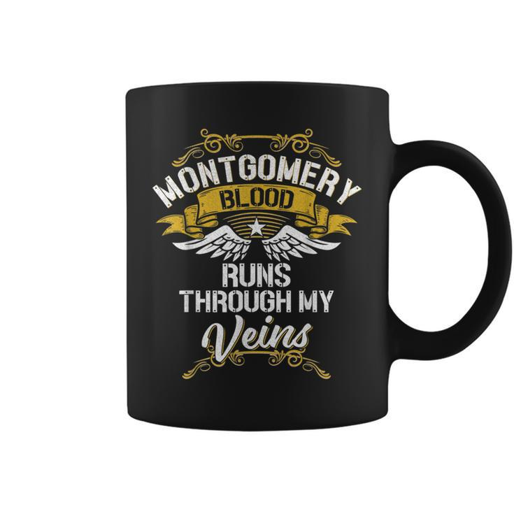 Montgomery Blood Runs Through My Veins Coffee Mug