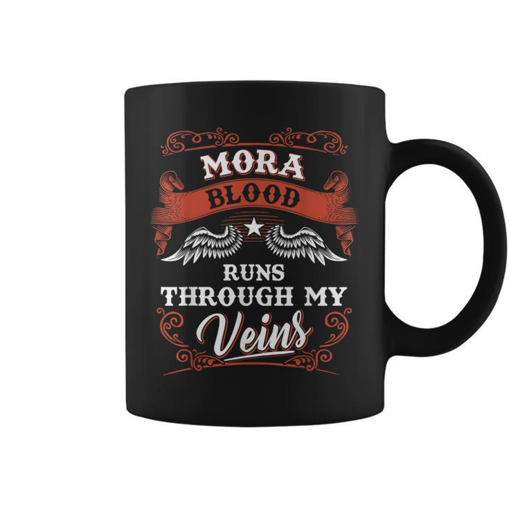 Mora Blood Runs Through My Veins Family Christmas Coffee Mug