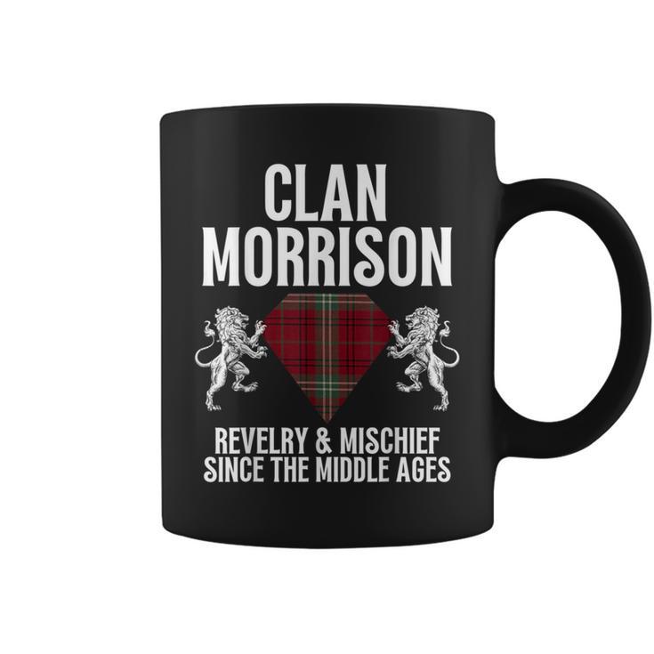 Morrison Clan Scottish Name Coat Of Arms Tartan Family Party Coffee Mug ...