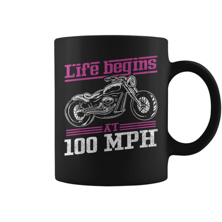 Motorcycle Women Biker Coffee Mug