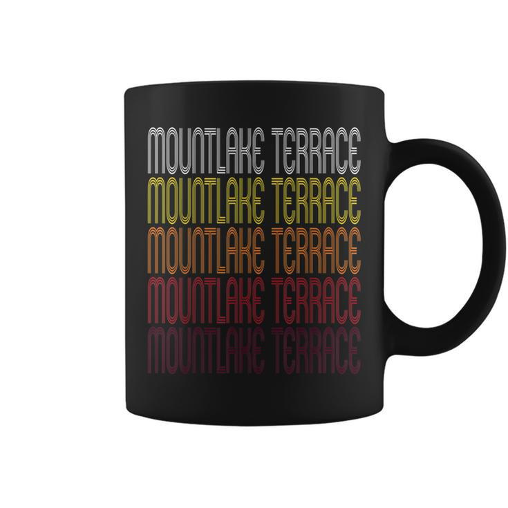 Mountlake Terrace Wa Vintage Style Washington Coffee Mug