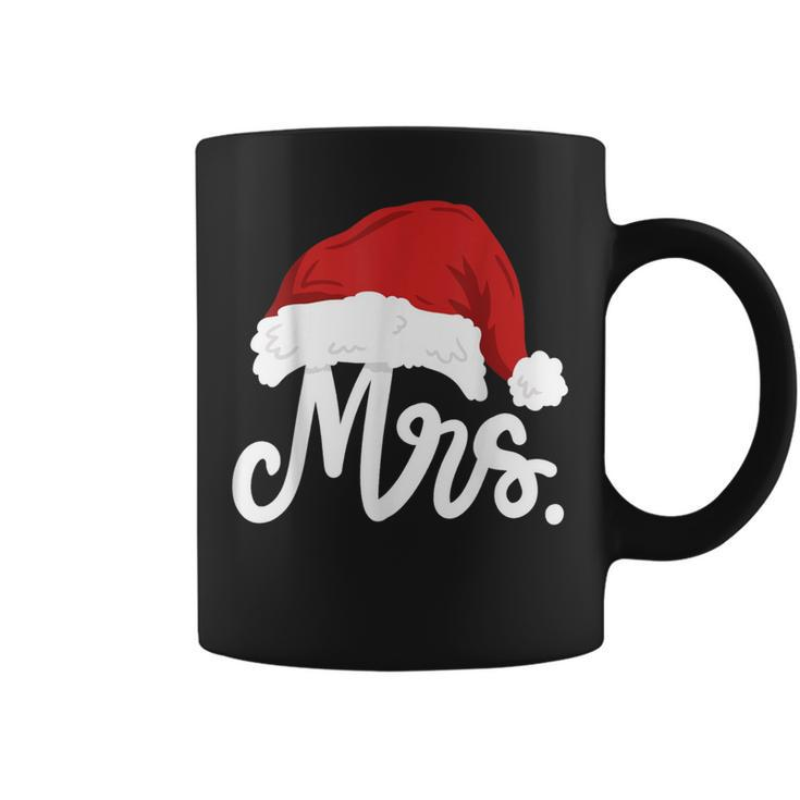 Mr And Mrs Santa Claus Couples Matching Christmas Pajamas Coffee Mug