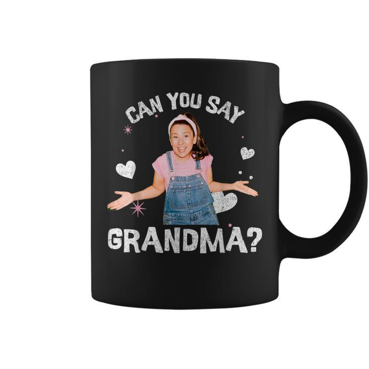 MsRachel Preschool Mom Dad Can You Say Grandma Coffee Mug