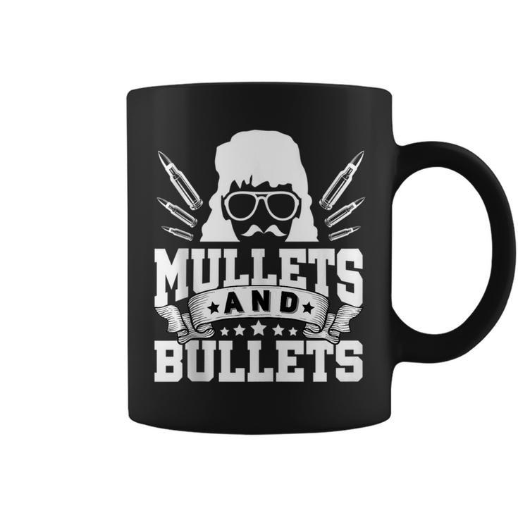 Mullet & Bullets - Funny Redneck Mullet  Coffee Mug