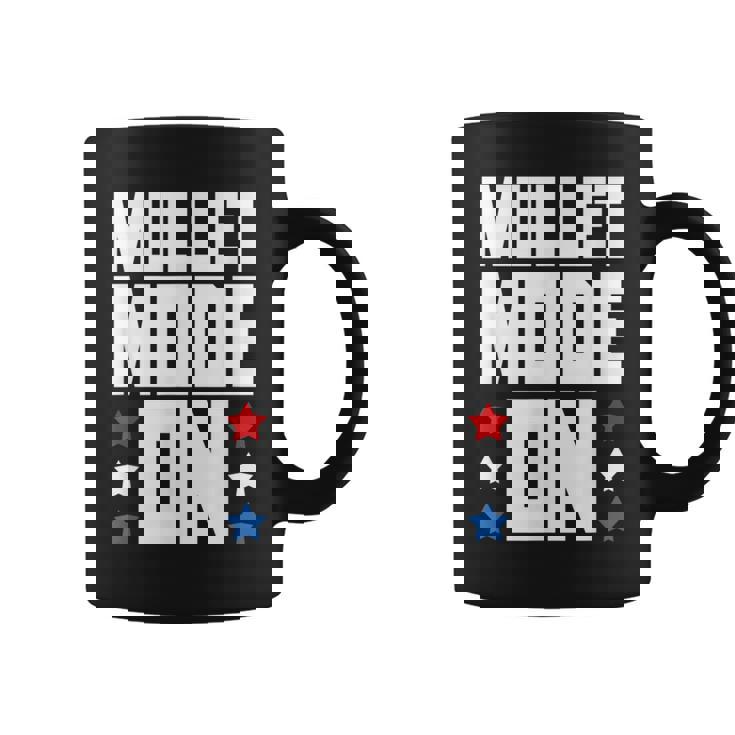 Mullet Mode On - Funny Redneck Mullet Pride  Coffee Mug