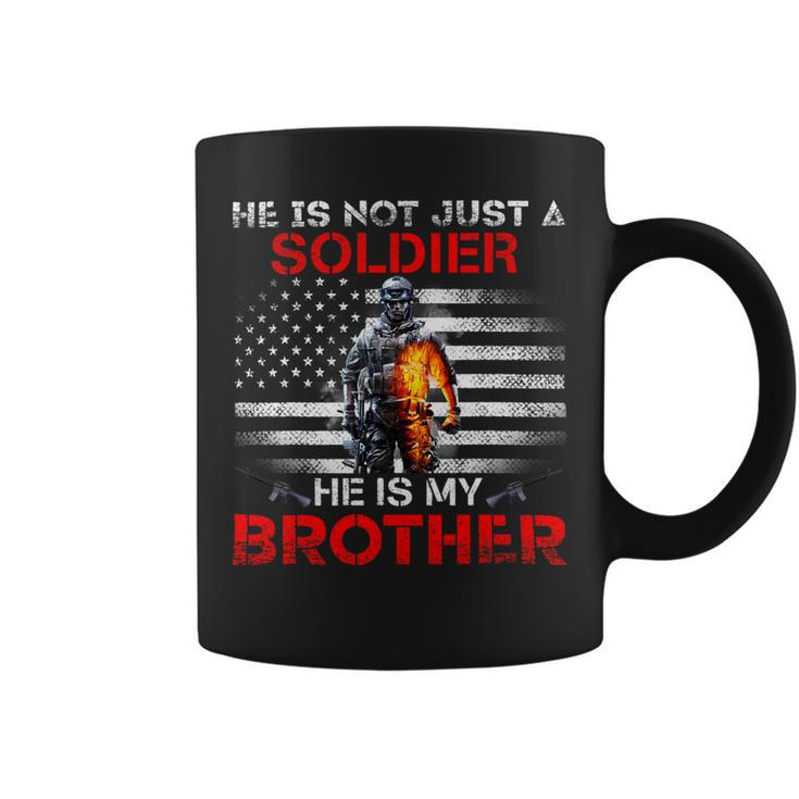 My Brother Is A Soldier Proud Army Sister Veterans Day Gift Coffee Mug