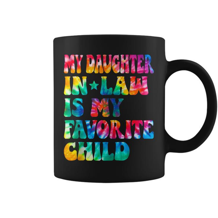 My Daughter In Law Is My Favorite Child Tie Dye Family Humor  Coffee Mug