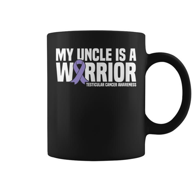 My Uncle Is A Warrior Testicular Cancer Awareness  Coffee Mug