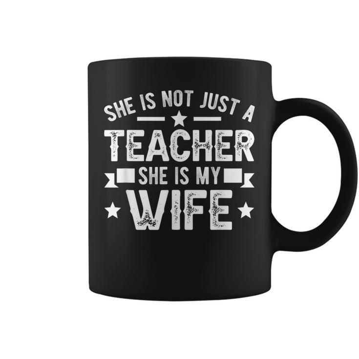 My Wife Teacher Husband Of A Teacher Teachers Husband  Gift For Mens Gift For Women Coffee Mug