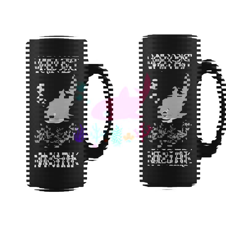 Nan Grandma Gift Worlds Best Nan Shark Coffee Mug
