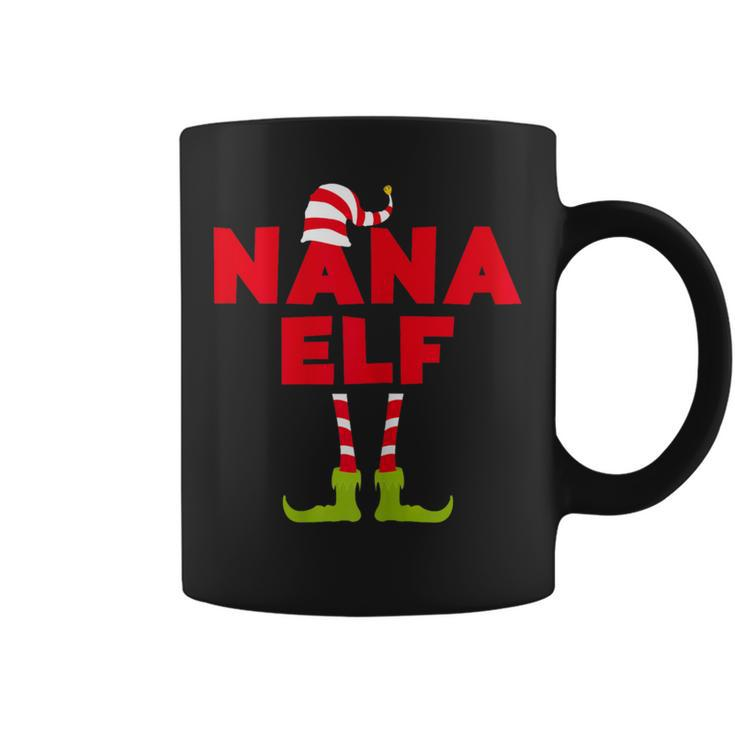 Nana Elf Matching Christmas Costume Coffee Mug