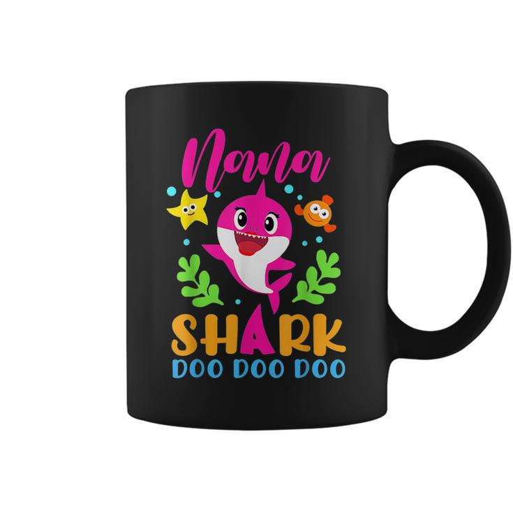 Nana Shark  Nana Shark Lover Family Mothers Day  Coffee Mug