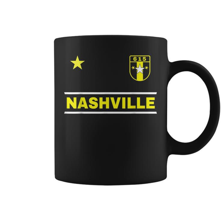 Nashville Tennessee 615 Star Designer Badge Edition  Coffee Mug