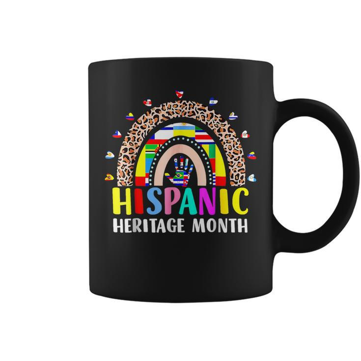 National Hispanic Heritage Month Rainbow All Countries Flags Coffee Mug