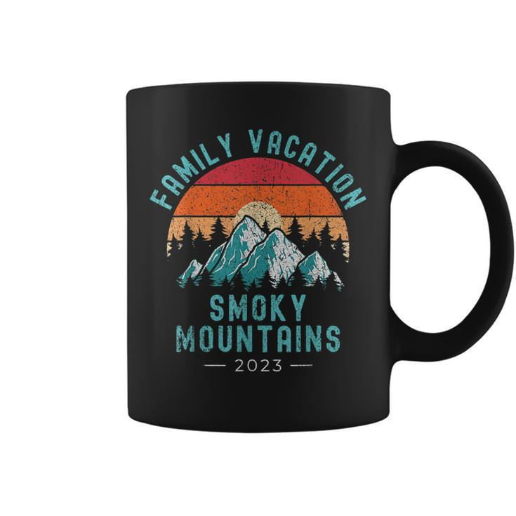 National Park Outdoors Family Vacation 2023 Smoky Mountains  Coffee Mug