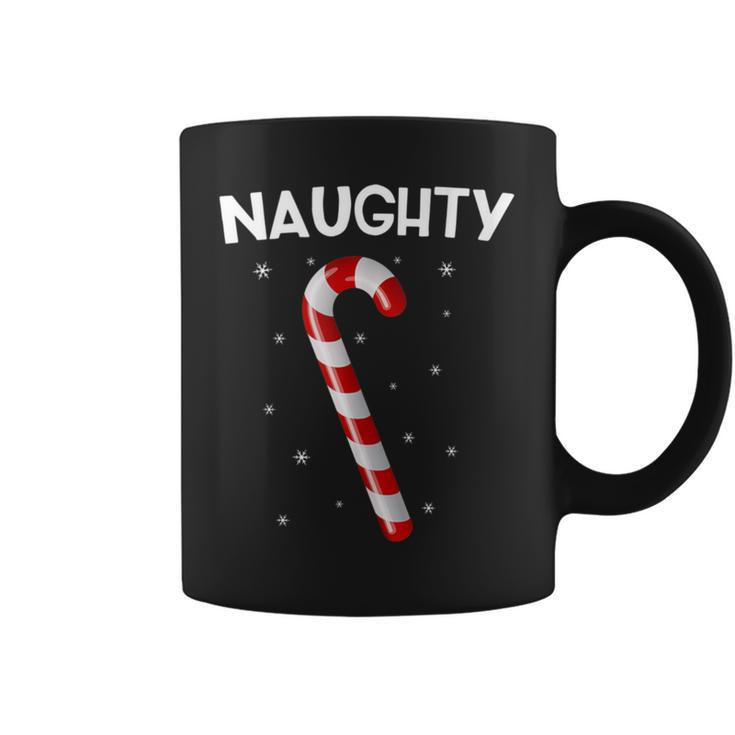 Naughty And Nice Matching Couples Christmas Coffee Mug