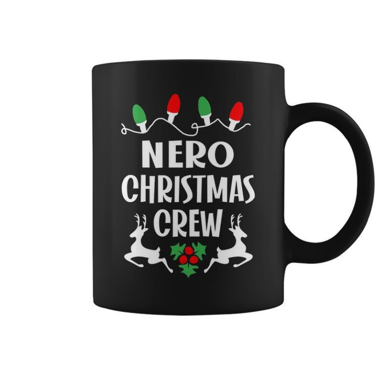 Nero Name Gift Christmas Crew Nero Coffee Mug