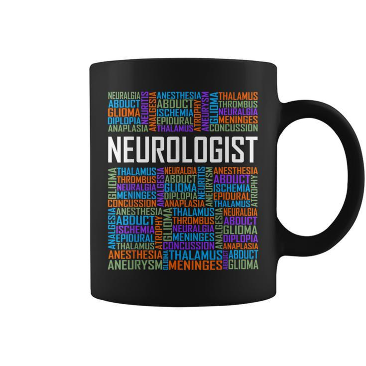 Neurologist Words Lover Graduate Student Neurology Coffee Mug
