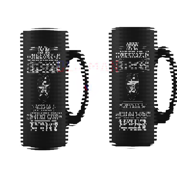 Never Underestimate A 2Nd Infantry Division Veteran Veteran Funny Gifts Coffee Mug