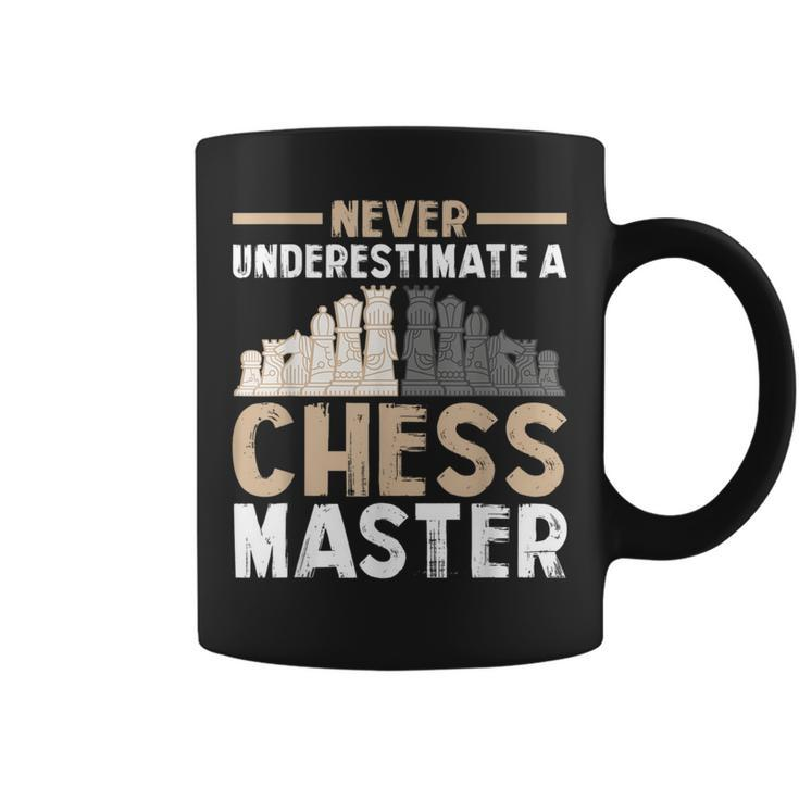 Never Underestimate A Chess Master Chess Pieces Chess Lover Coffee Mug