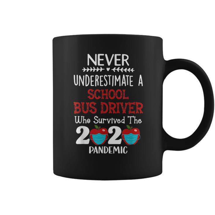 Never Underestimate A School Bus Driver Coffee Mug