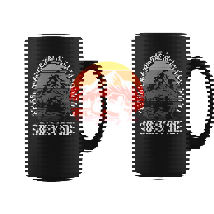 Never Underestimate An Old Man With A Side By Side Gift For Mens Old Man Funny Gifts Coffee Mug