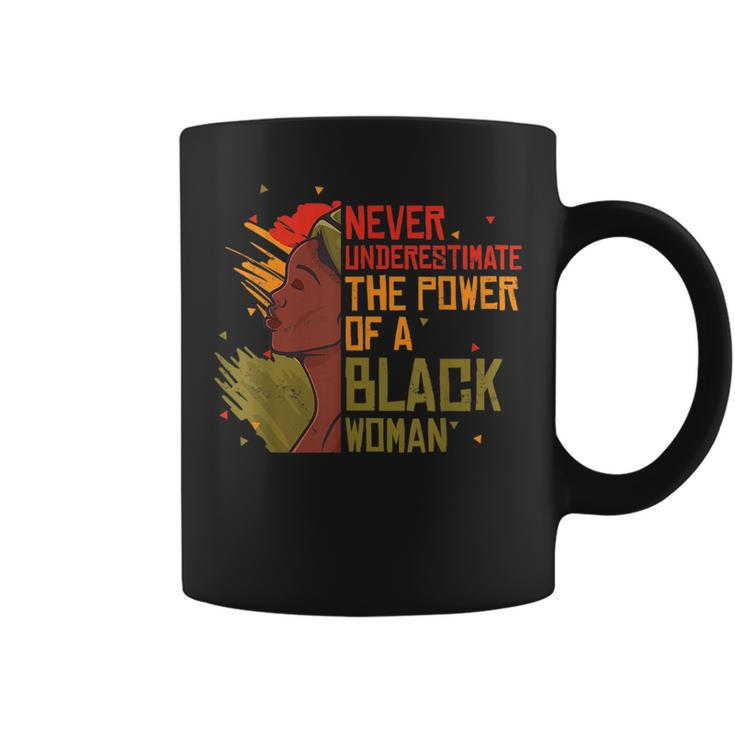 Never Underestimate The Power Of A Black Woman Mothers Day Coffee Mug