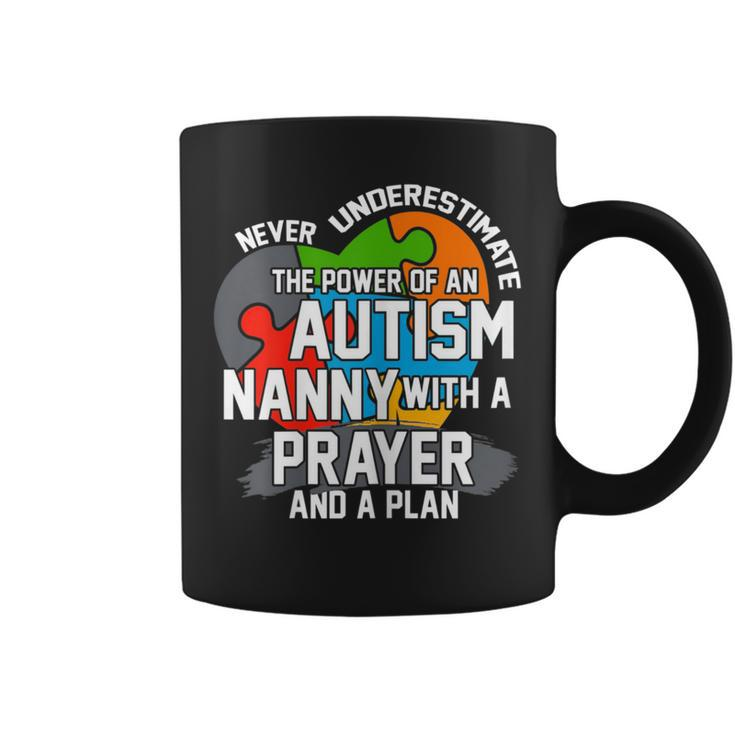 Never Underestimate The Power Of An Autism Nanny Gift For Womens Coffee Mug