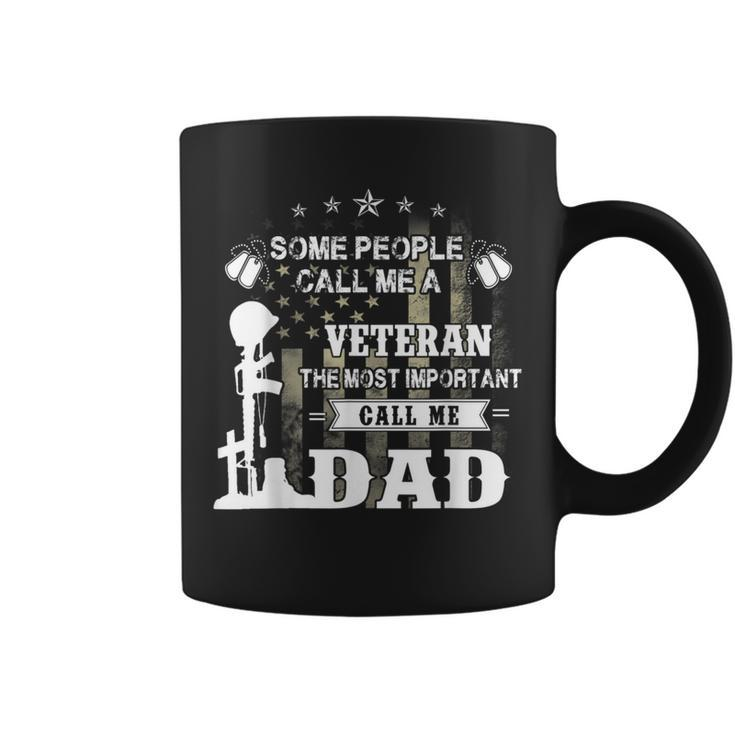 Never Underestimate The Power Of Veteran Dad Gift For Mens Coffee Mug