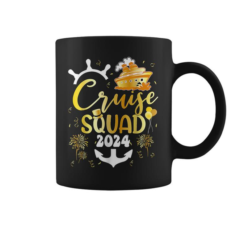 New Year Cruise Squad 2024 Nye Party Family Vacation Trip Coffee Mug