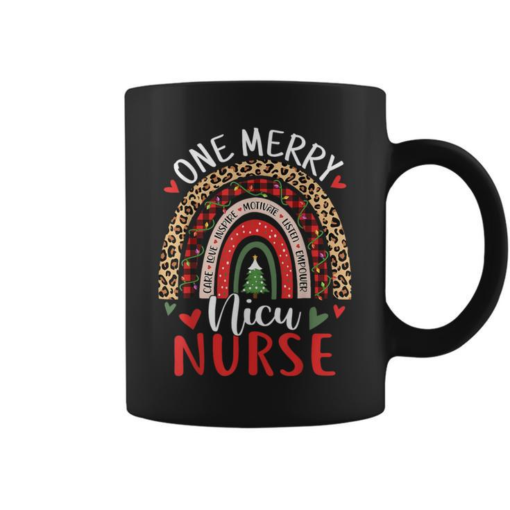 Nicu Nurse Rainbow Christmas Icu Neonatal Coffee Mug