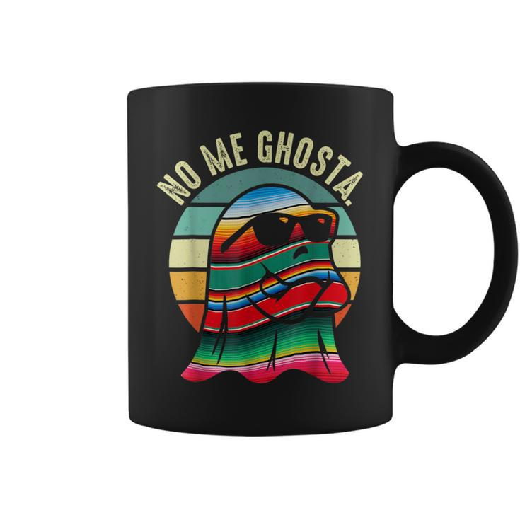 No Me Ghosta Mexican Halloween Cute Ghost Vintage Coffee Mug